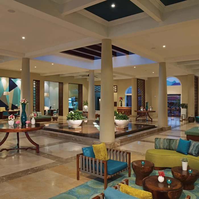 lobby at Dreams Dominicus La Romana