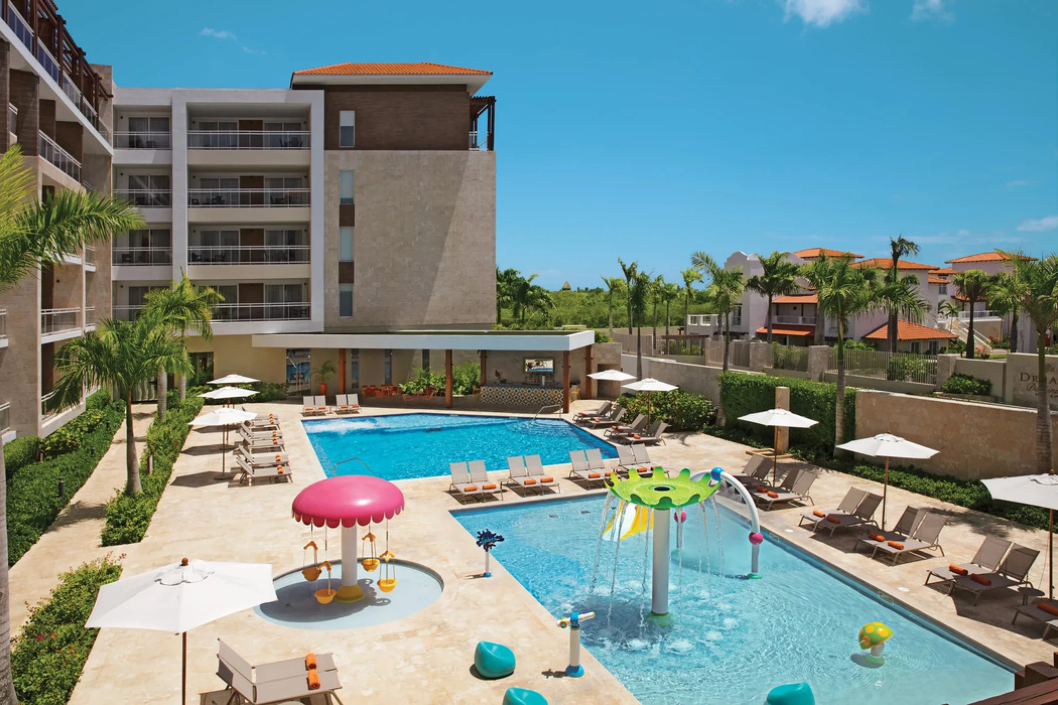 preferred club pool at Dreams Dominicus La Romana