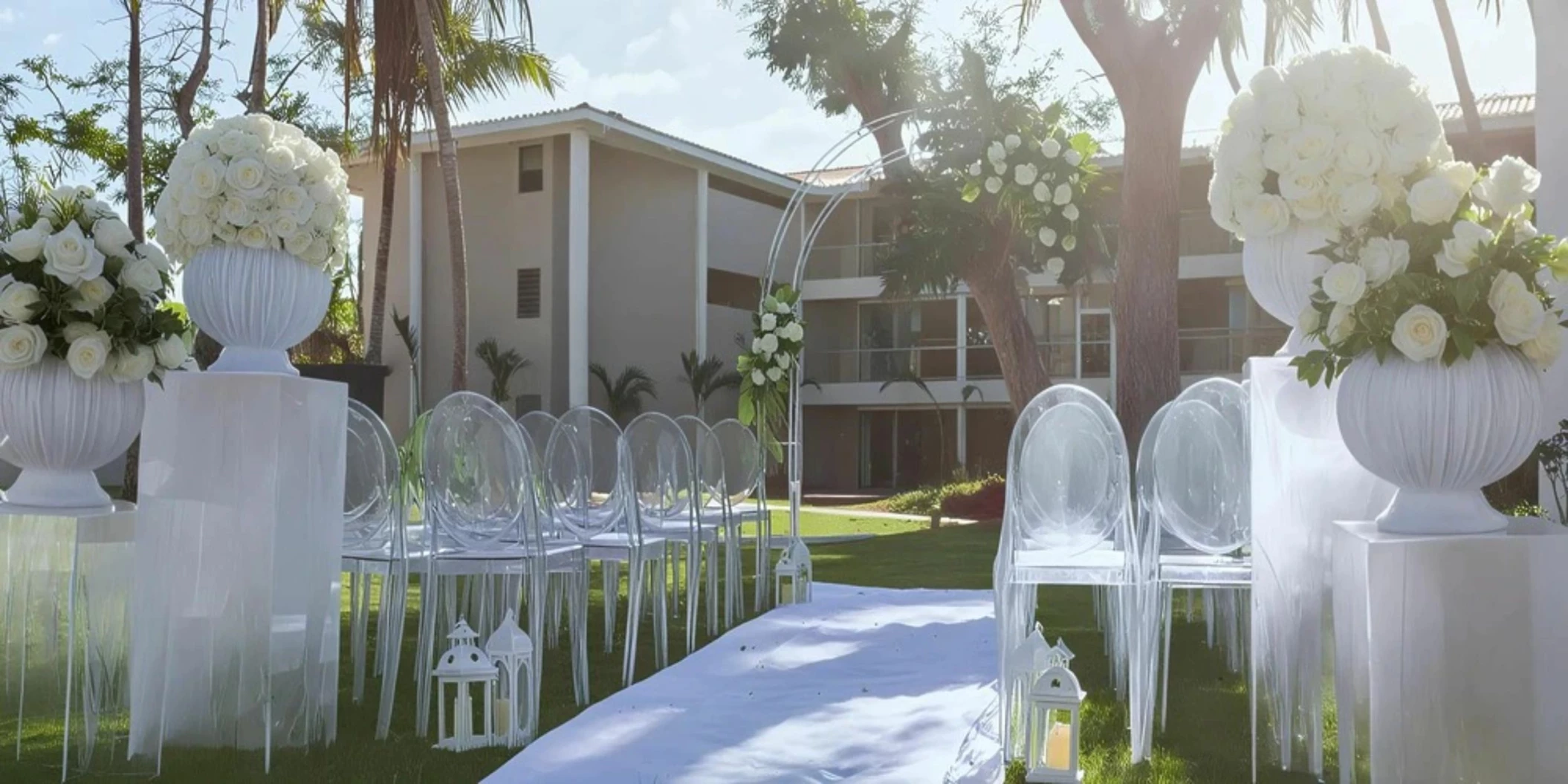 garden venue at Dreams Flora Resort & Spa