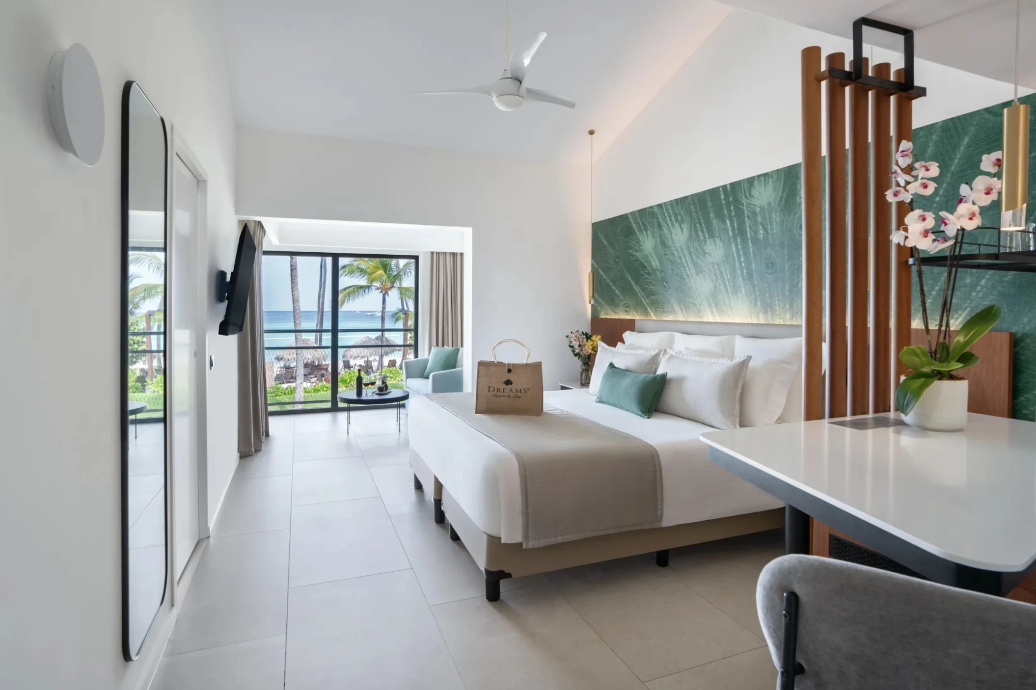 preferred club junior suite ocean view at Dreams Flora Resort & Spa