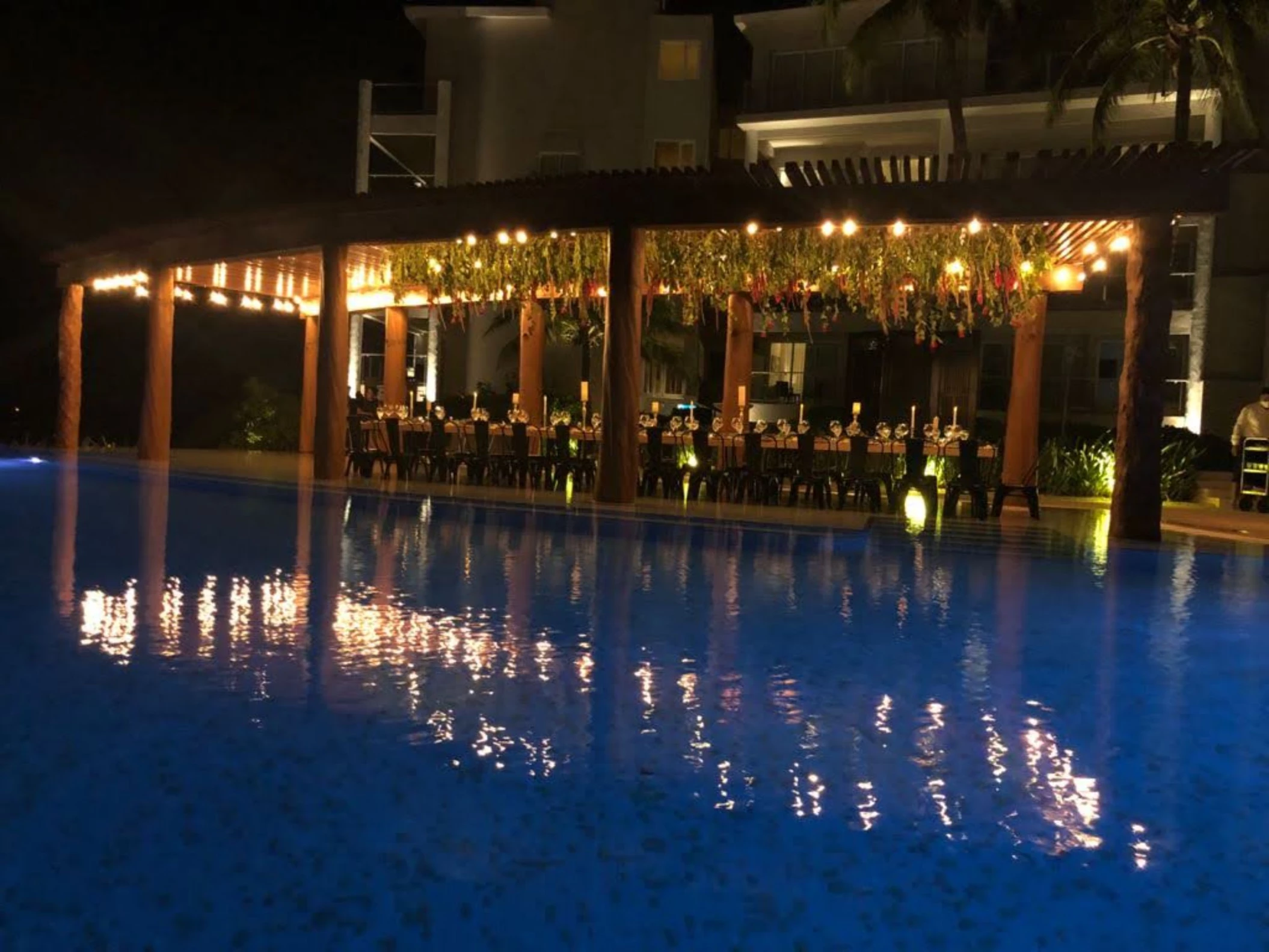 Water Pergola venue at dreams jade resort