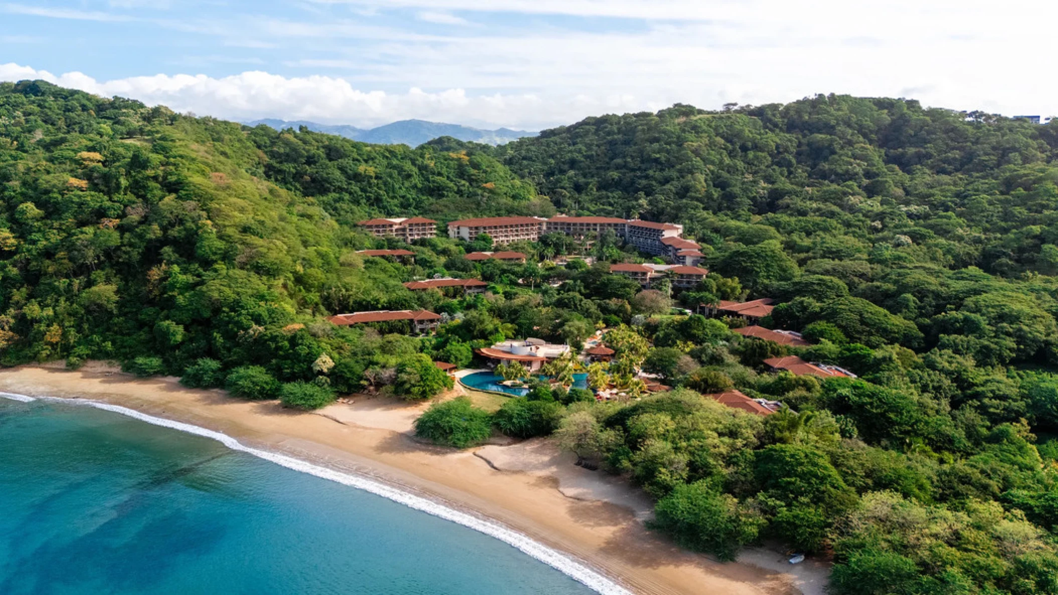 Dreams Las Mareas resort aerial view