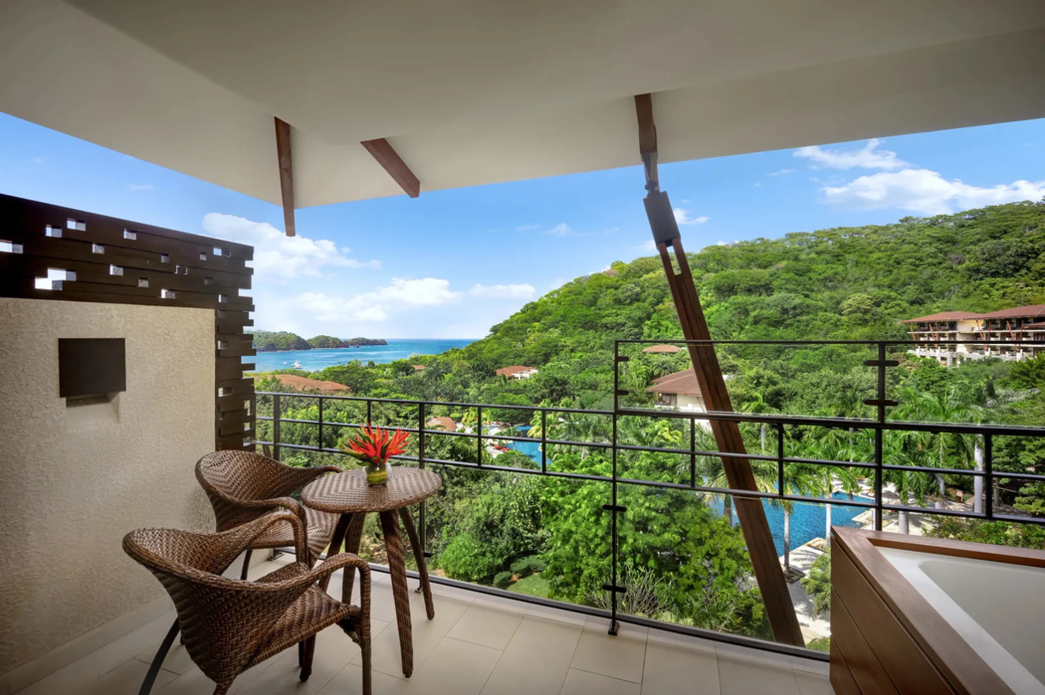 view from preferred club junior suite at Dreams Las Mareas