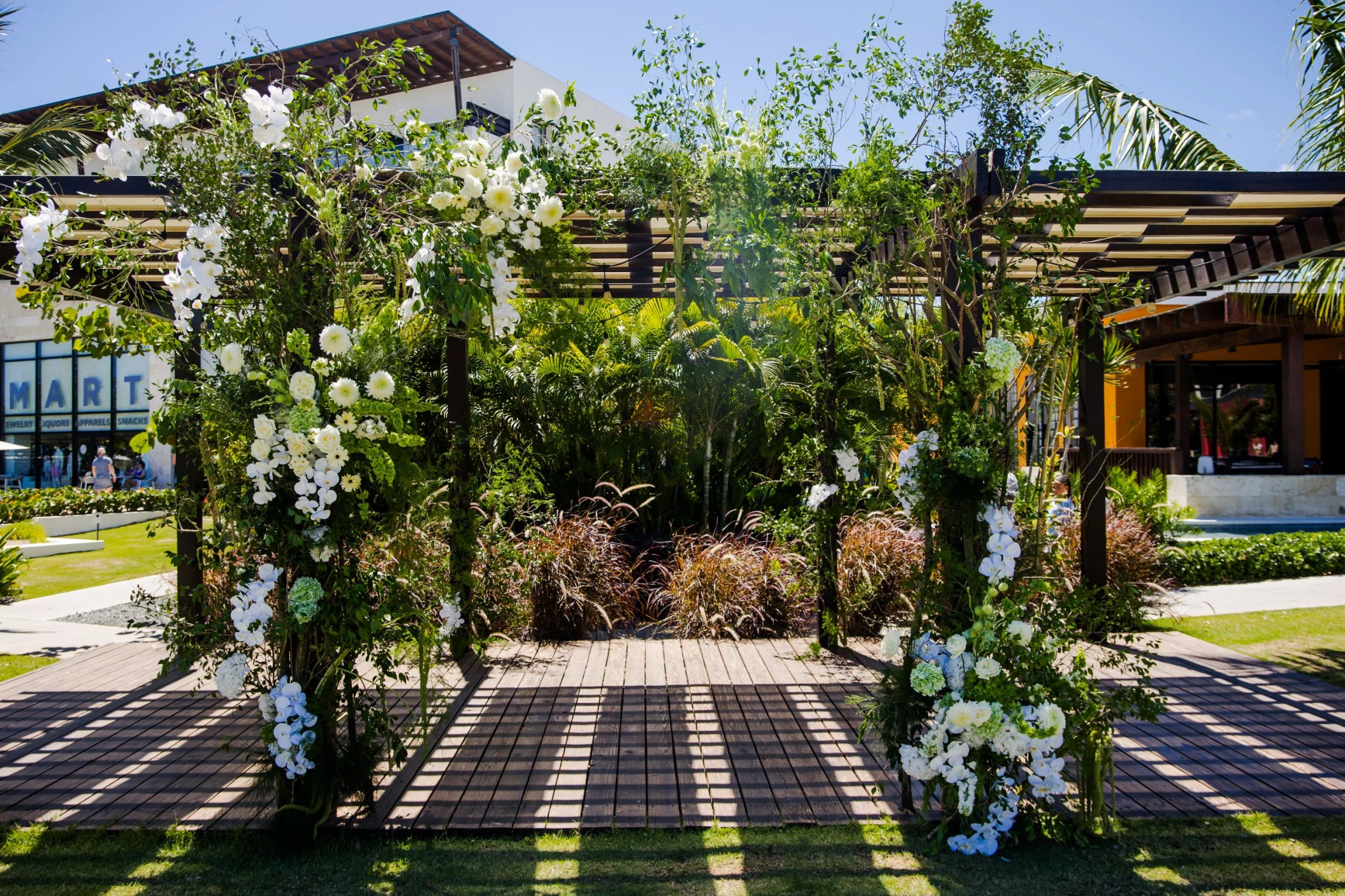 Himitsu Garden Terrace venue at Dreams Macao Beach Punta Cana