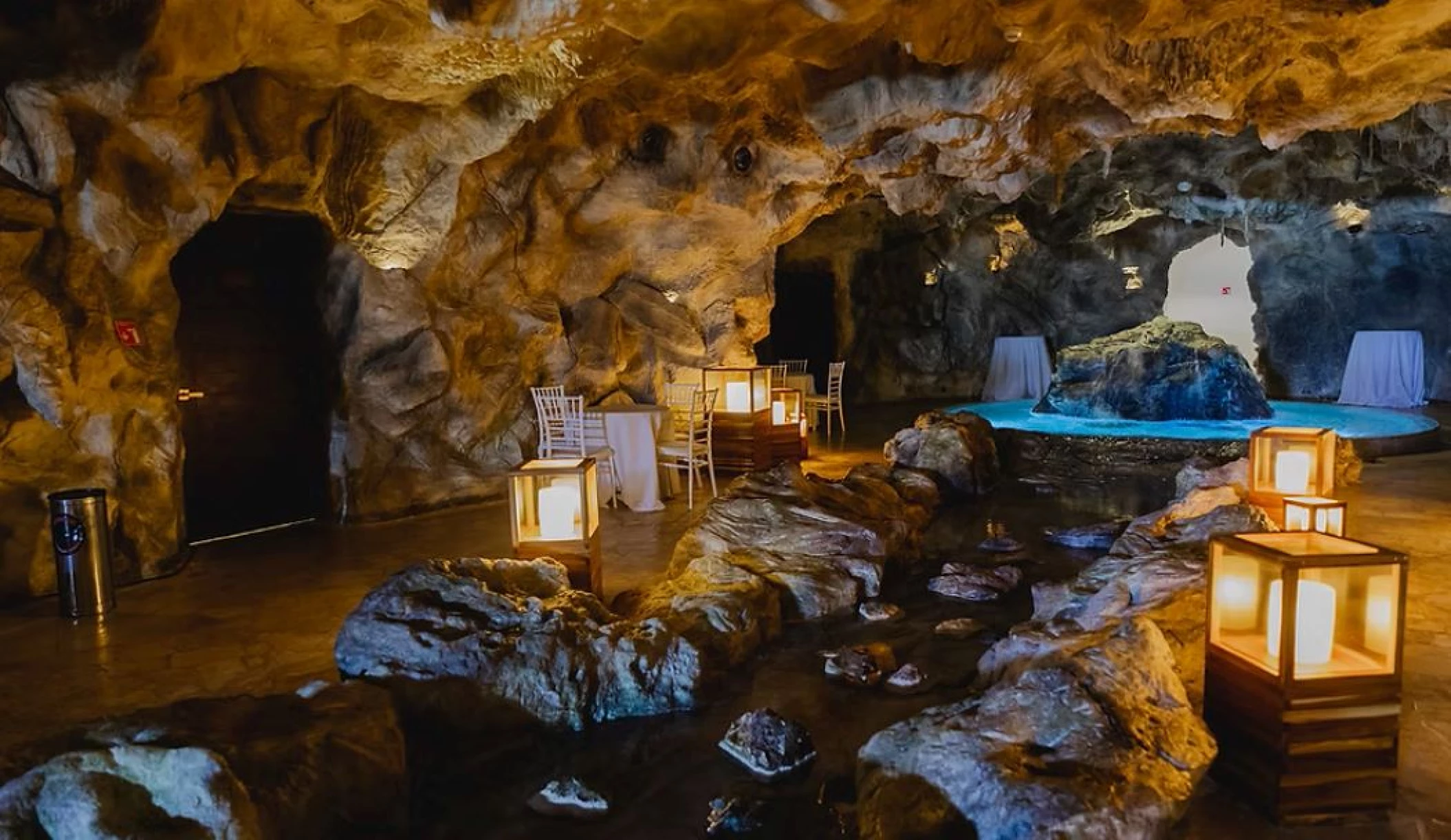 spa cave venue at dreams natura