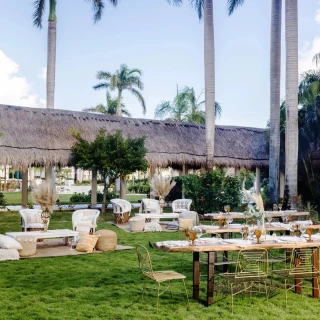 avocado garden reception at Dreams Puerto Morelos Resort & Spa