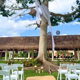 ceiba garden venue at Dreams Puerto Morelos Resort & Spa