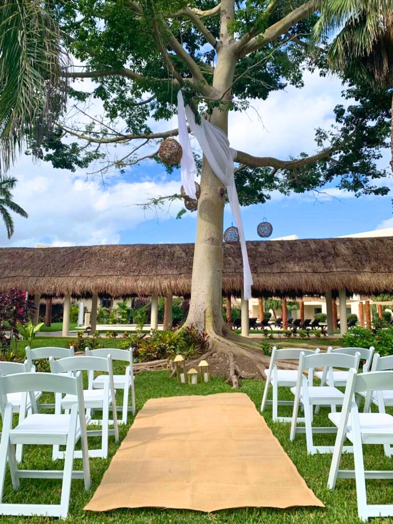 ceiba garden venue at Dreams Puerto Morelos Resort & Spa