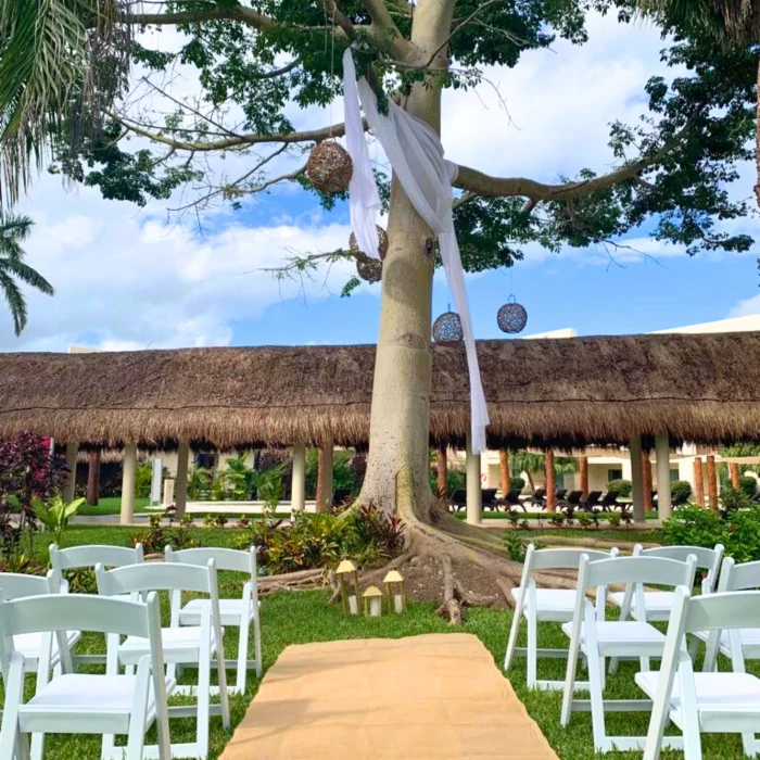 ceiba garden venue at Dreams Puerto Morelos Resort & Spa