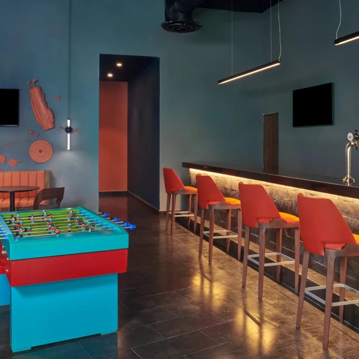 off court sports bar at Dreams Puerto Morelos Resort & Spa