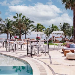 pool deck 1 venue at Dreams Puerto Morelos Resort & Spa