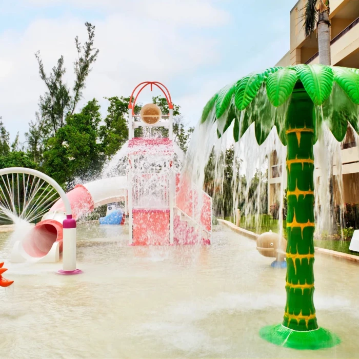 splash park for kids at Dreams Puerto Morelos Resort & Spa