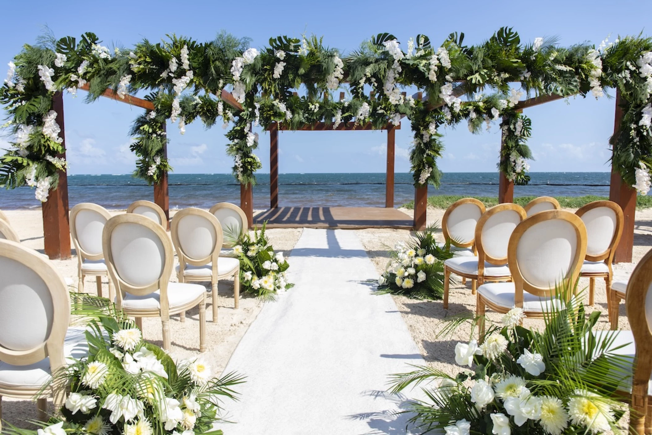 Beach wedding venue Secrets Riviera Cancun