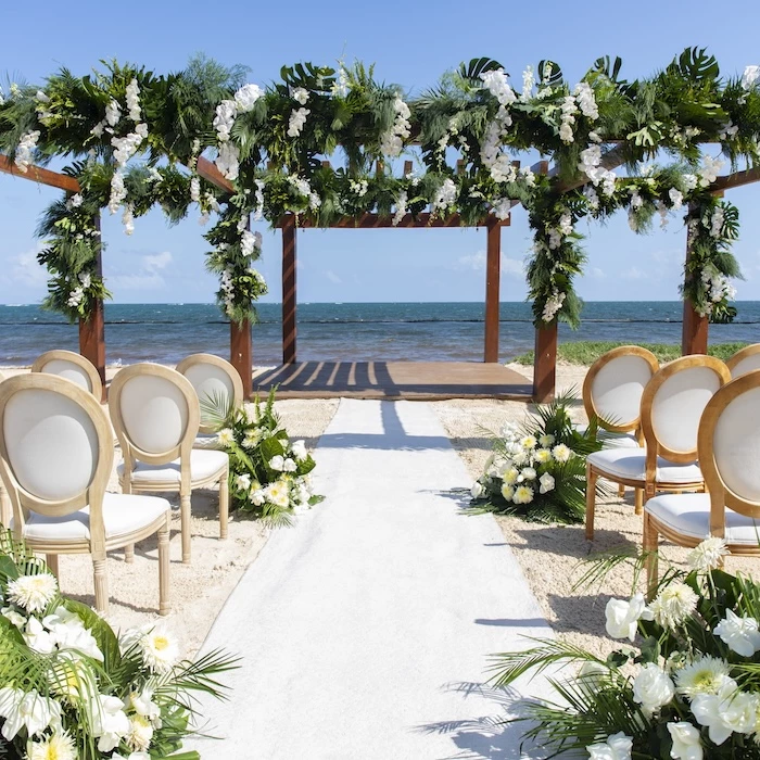 Beach wedding venue Secrets Riviera Cancun