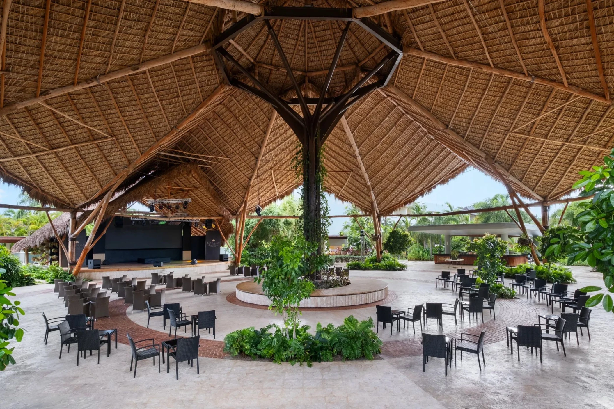 palapa theater at Dreams Royal Beach Punta Cana