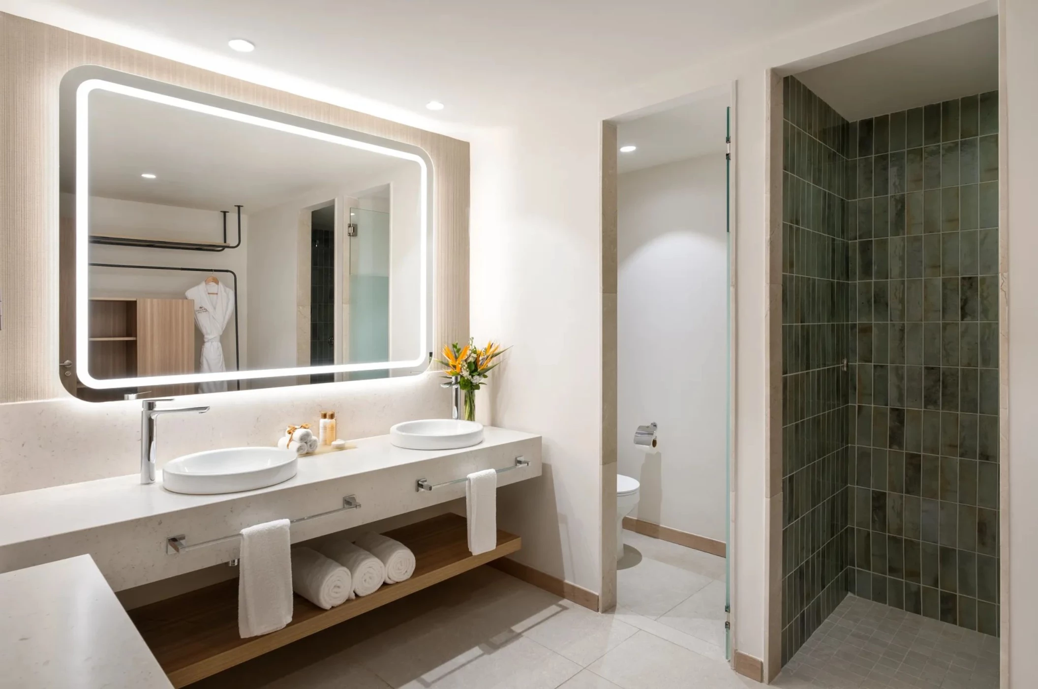 washroom of suite at Dreams Royal Beach Punta Cana