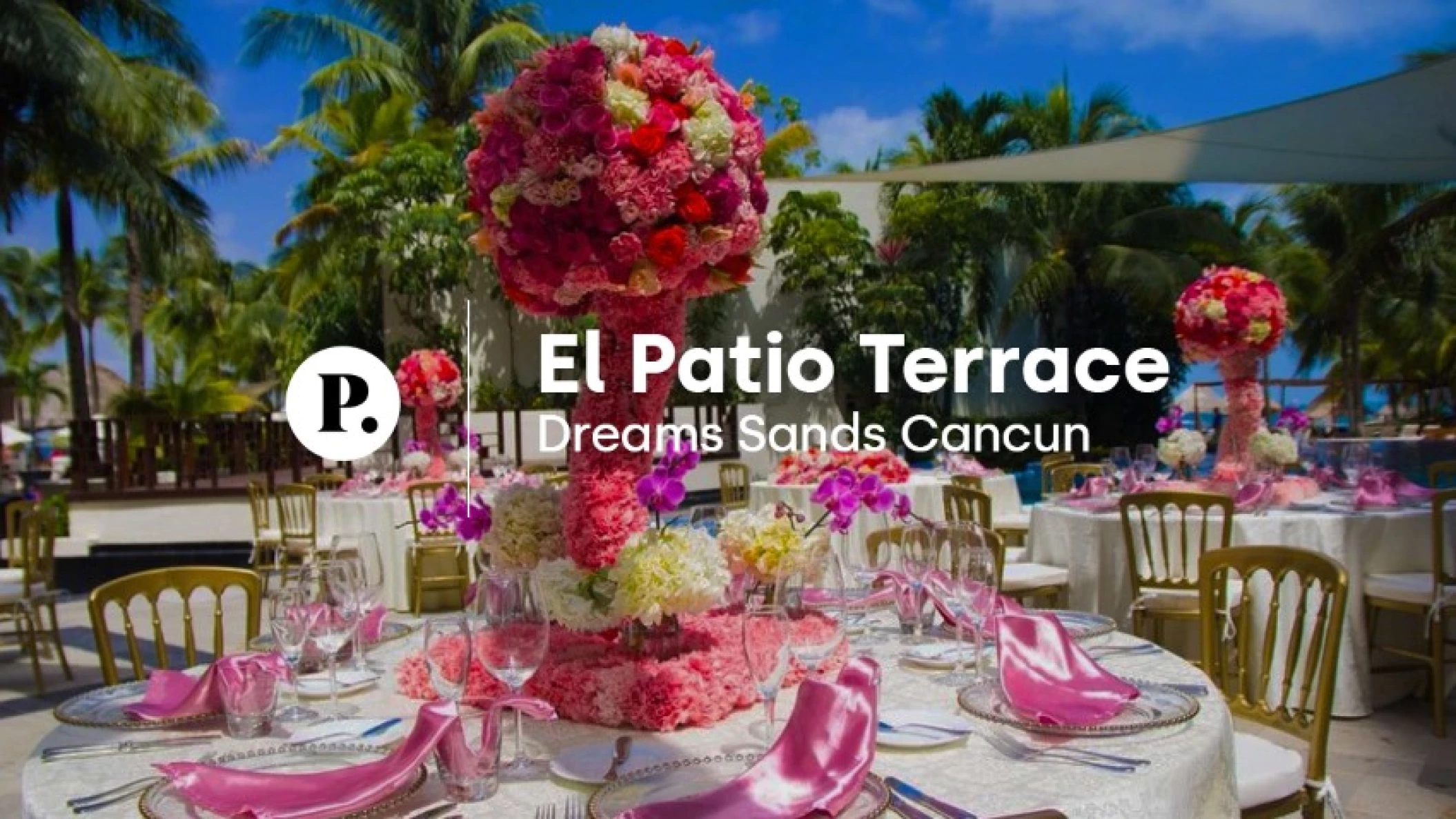 video review of El Patio Terrace venue at Dreams Sands Cancun