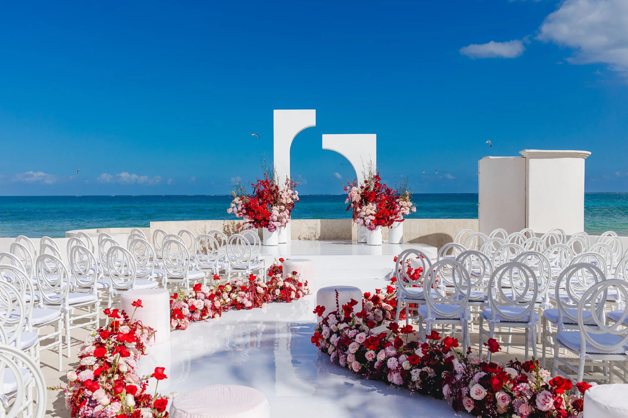 Beach Terrace venue at Dreams Sapphire Resort