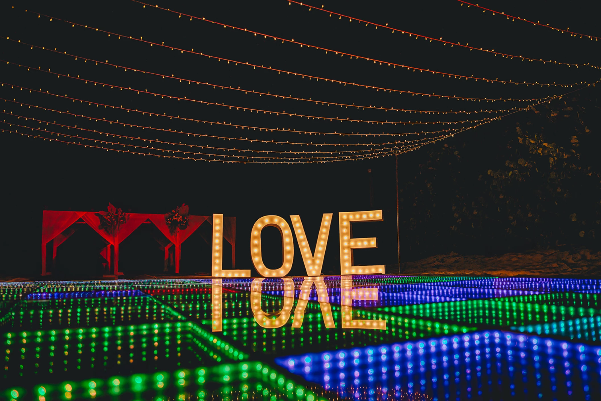 Vista del mar Pergola and Terrace at Dreams Sapphire