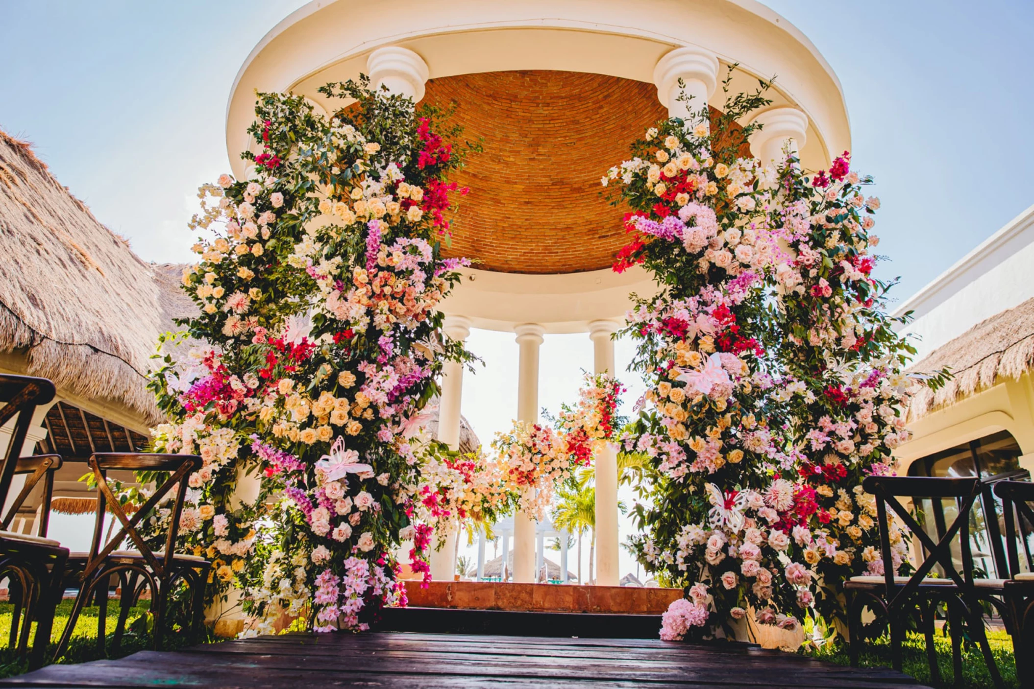 wedding gazebo venue at Dreams Sapphire Resort