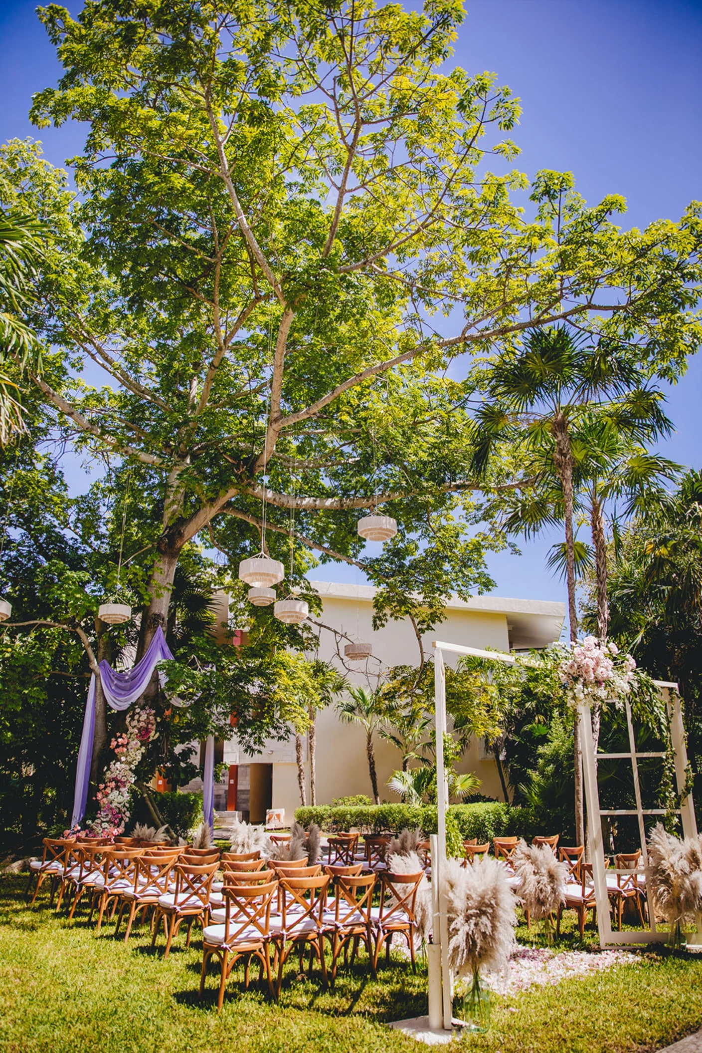 Yaxche Garden venue at Dreams Sapphire