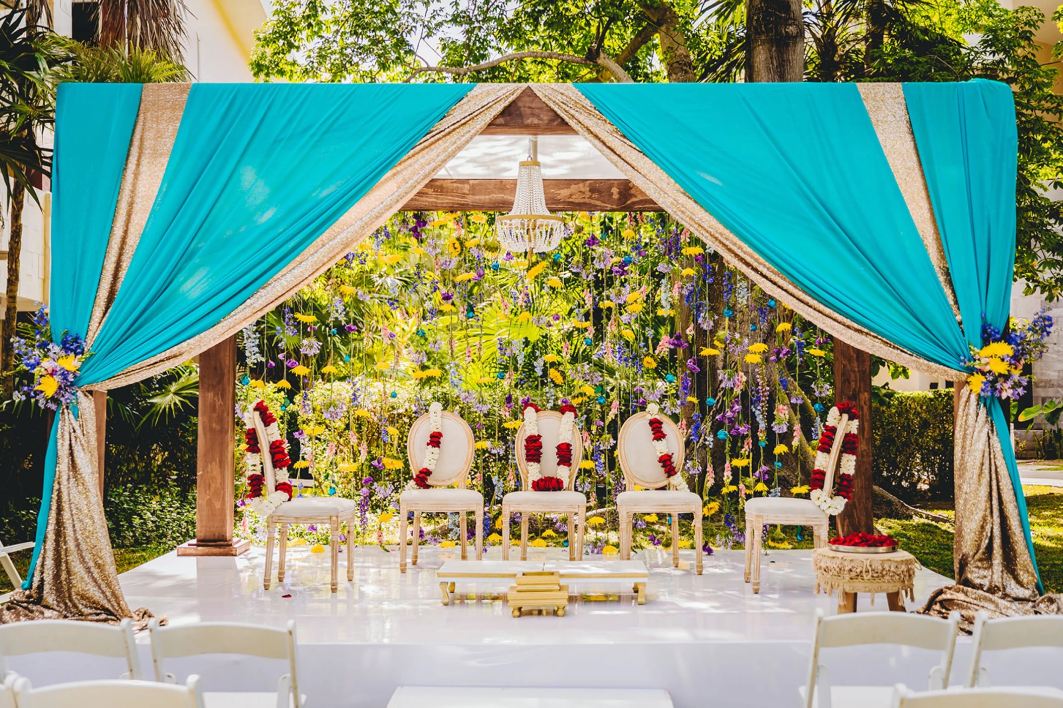 Yaxche Garden venue at Dreams Sapphire