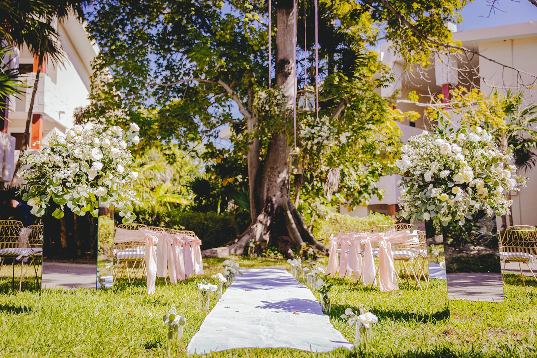 Yaxche Garden venue at Dreams Sapphire