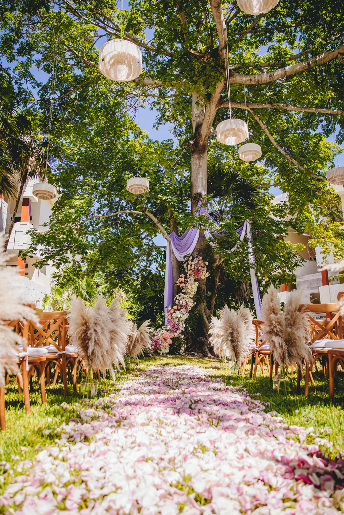 Yaxche Garden venue at Dreams Sapphire