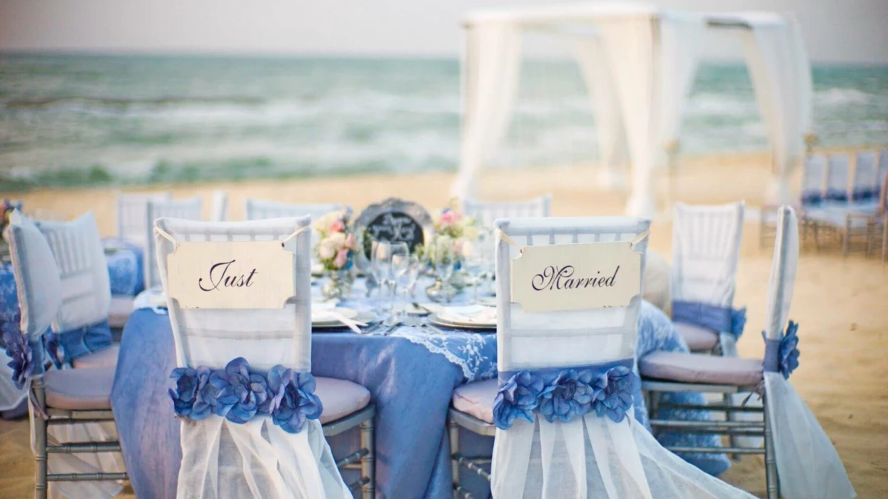 Beach venue at El Dorado Maroma