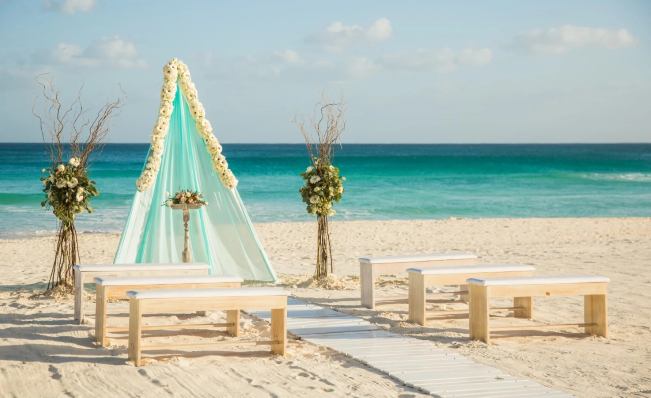 Beach venue at El Dorado Maroma