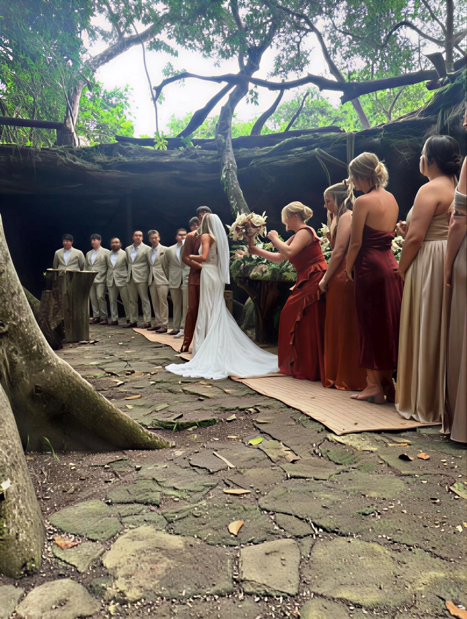 Wedding at the Jungle Rock venue at El Dorado