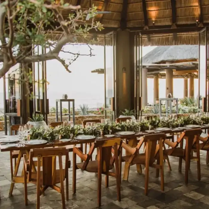 Reception Setup at Gazebo at Esperanza los Cabos Resort