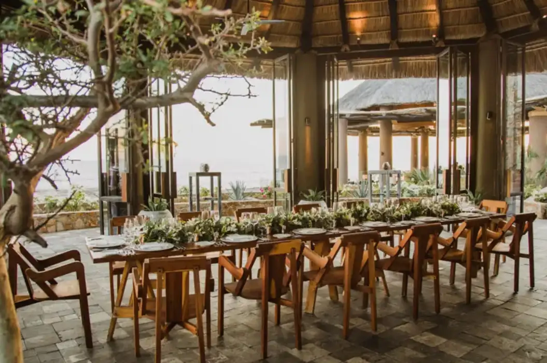 Reception Setup at Gazebo at Esperanza los Cabos Resort