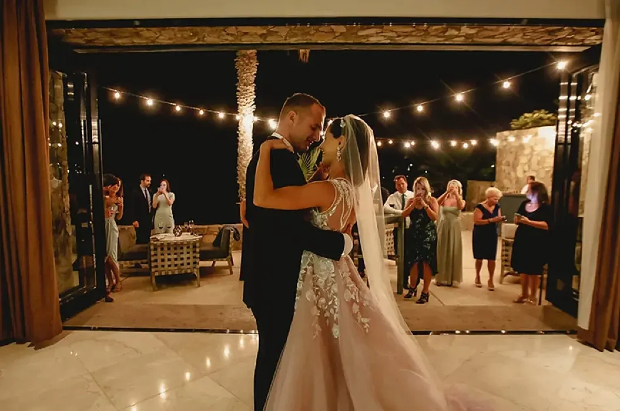 couple on lands room terrace at Esperanza Cabo San Lucas