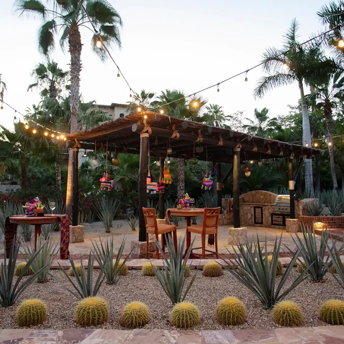 Agave garden restaurant at Esperanza Cabo San Lucas