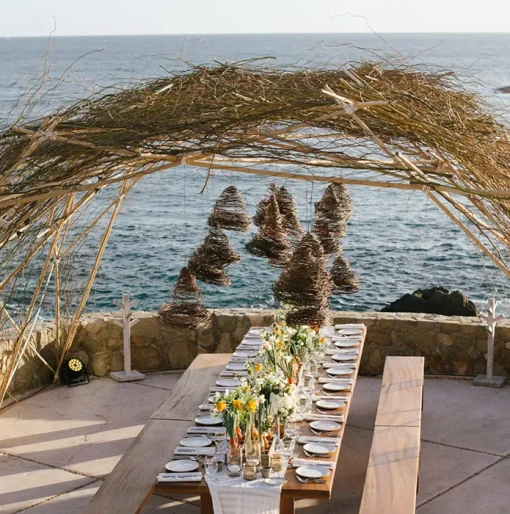 Reception decor at Esperanza Los Cabos