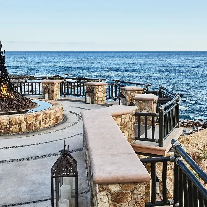 Fire pit at Esperanza Cabo San Lucas