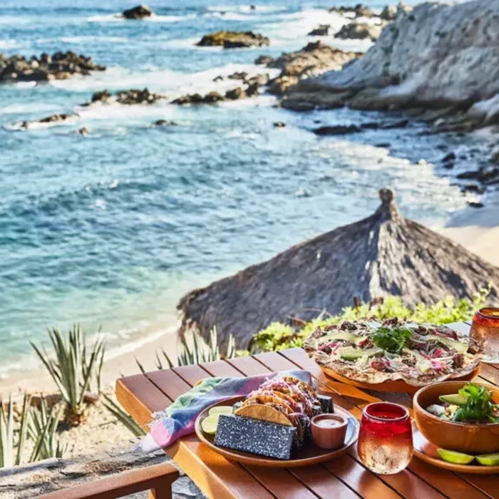 Restaurant at Esperanza Cabo San Lucas views