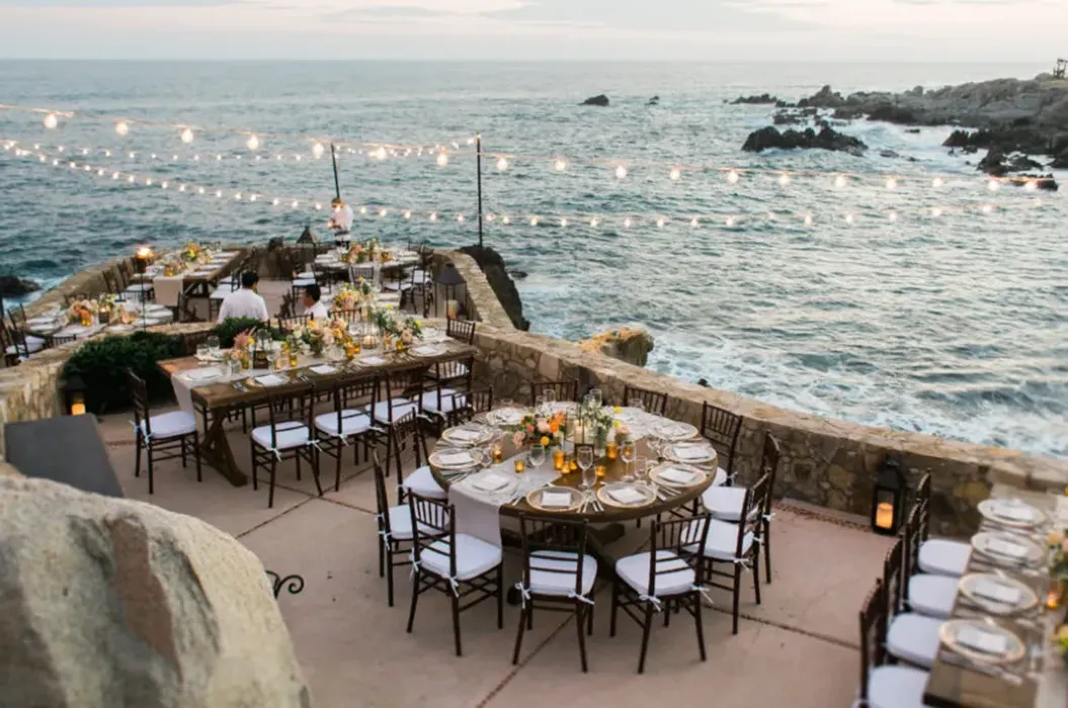 Seaside dinner at Esperanza Cabo San Lucas