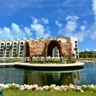 oasis gazebo venue at Excellence Coral Playa Mujeres