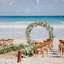 beach wedding venue at Fiesta Americana Condesa Cancun