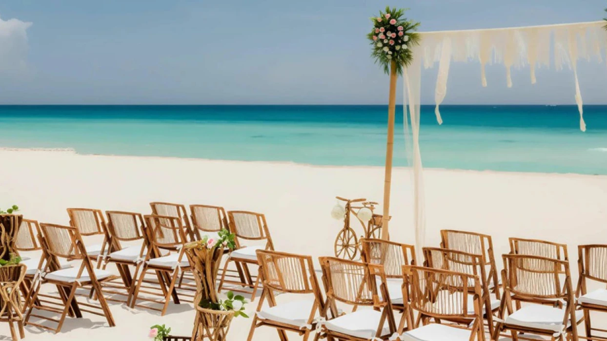 beach wedding venue at Fiesta Americana Condesa Cancun