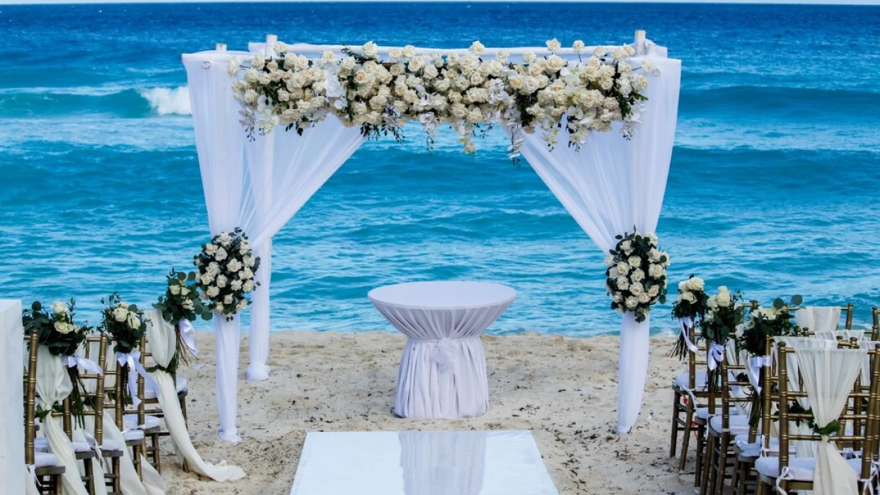 beach wedding venue at Fiesta Americana Condesa Cancun