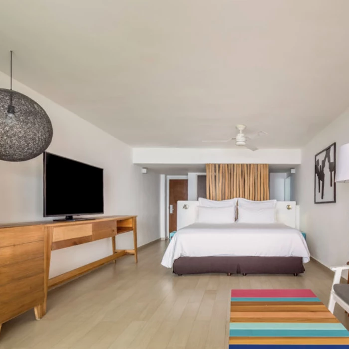 deluxe king suite at Fiesta Americana Cozumel