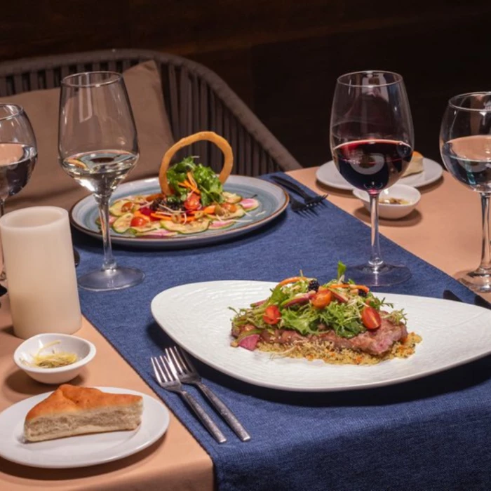 food at the rosato restaurant at Fiesta Americana Cozumel