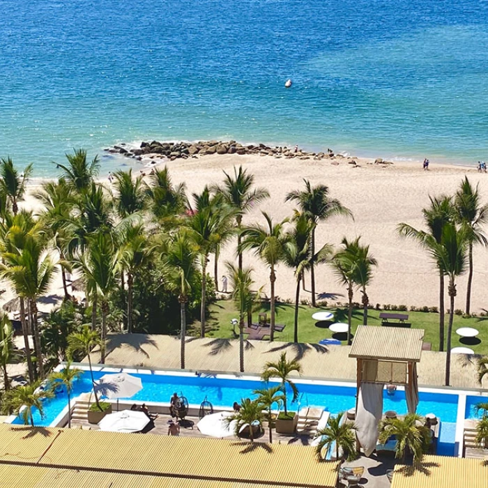 Fiesta Americana Vallarta beach overview