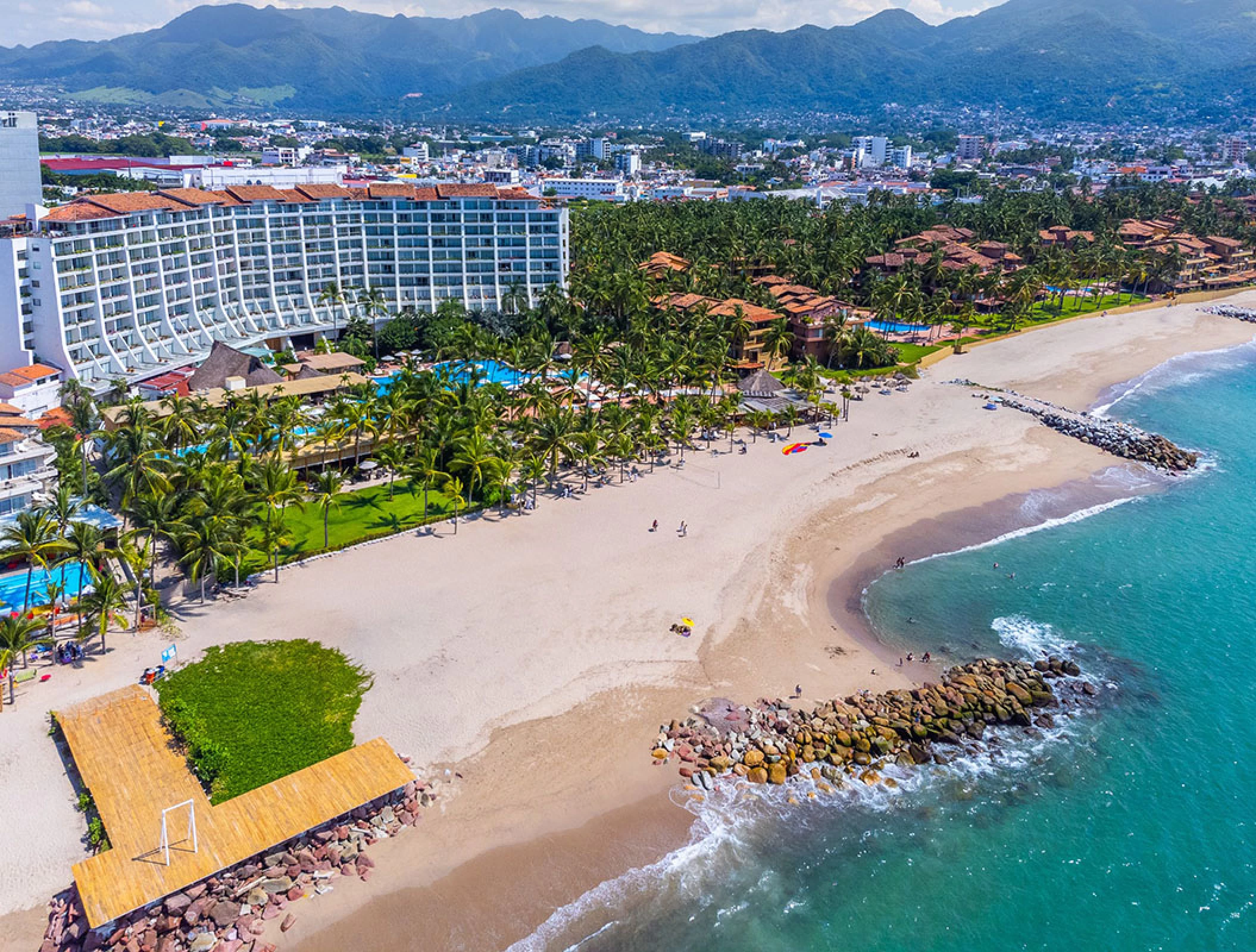 Fiesta Americana Vallarta aerial overview