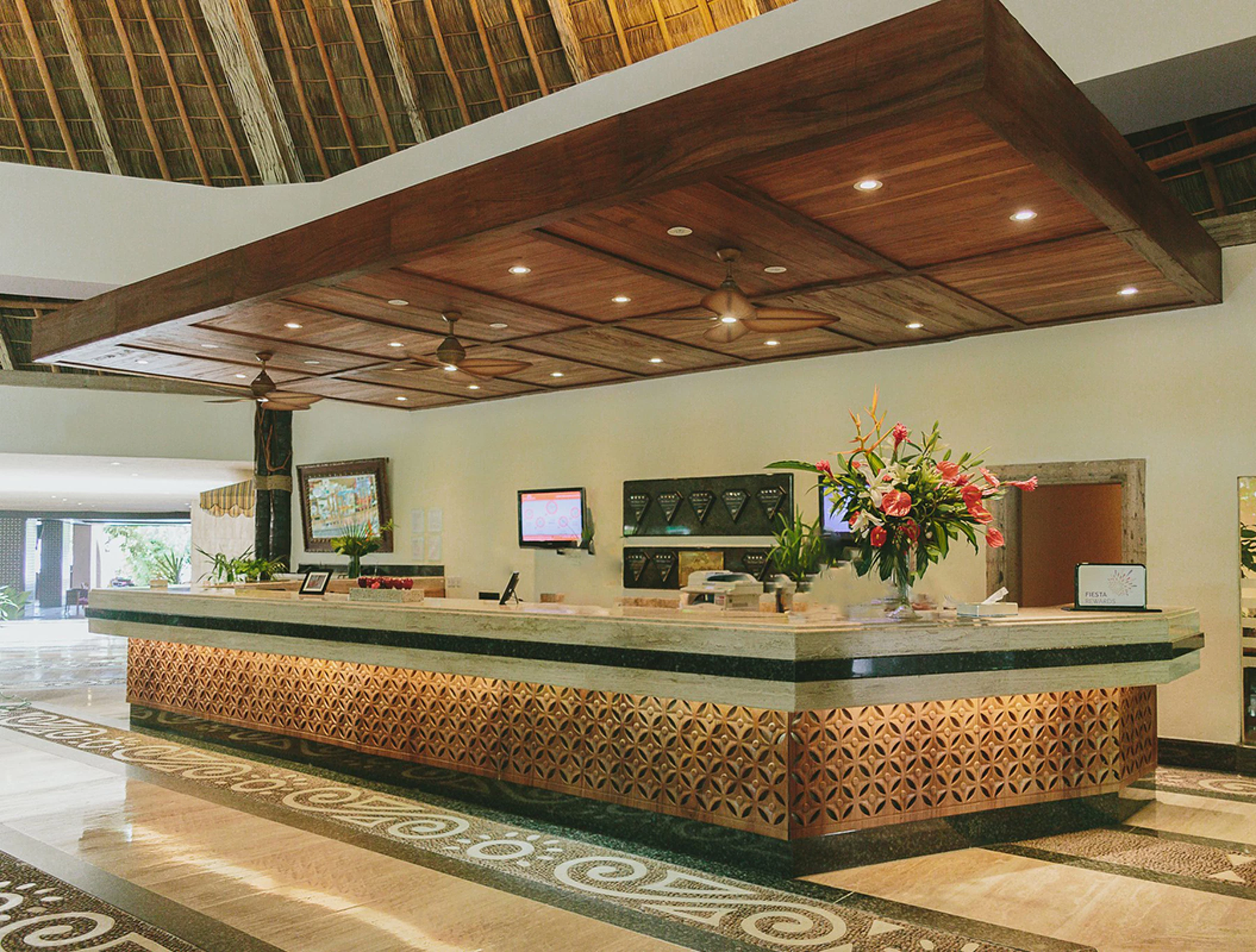 Fiesta Americana Vallarta lobby.