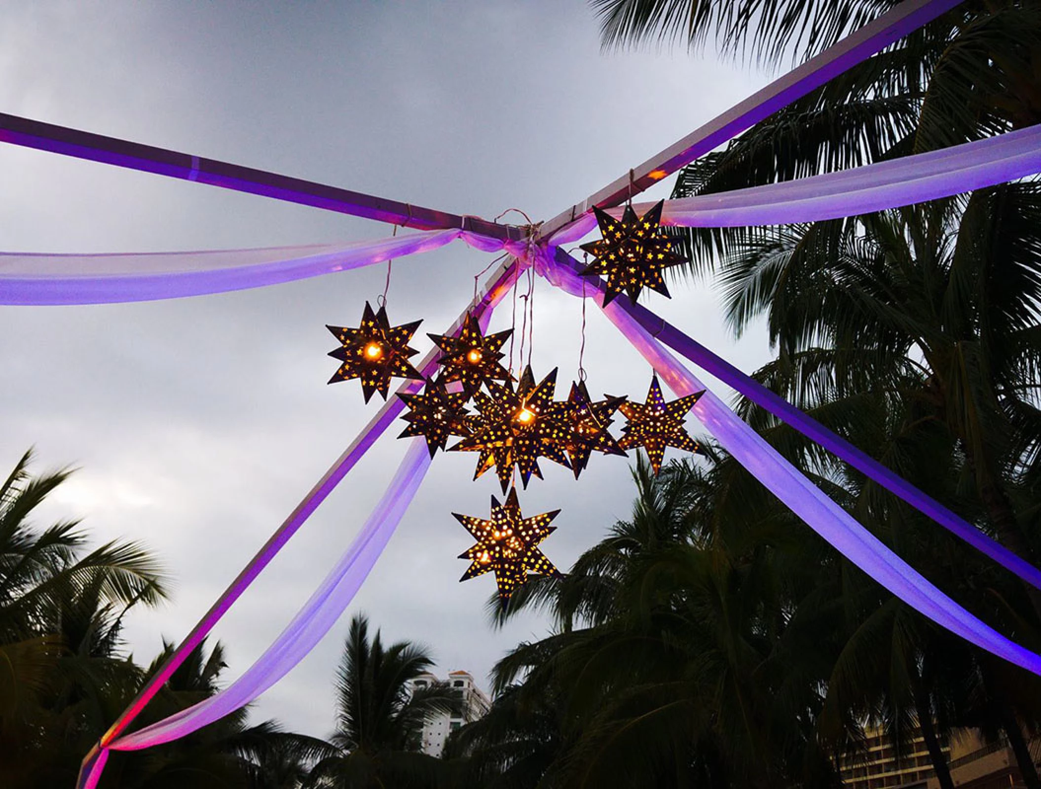 Destination wedding decor at Fiesta Americana Vallarta.