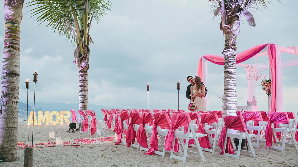 Destination wedding at Fiesta Americana Vallarta.